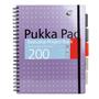 Wirebound notebook, A4+, lined, 100 sheets, PUKKA PAD 